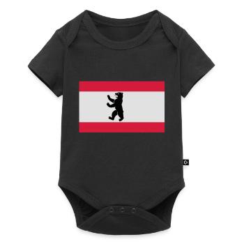 Flag of Berlin - Baby Premium short-sleeve bodysuit - black - Front