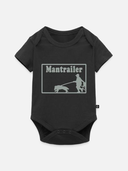 mantrailer_motiv - Baby Premium Kurzarmbody - Schwarz