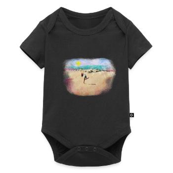 Danse d'été sur la plage cadeau du soleil - Body à manches courtes Premium Bébé - noir - Devant