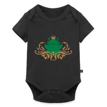 Frog - King - Figure - Baby Premium short-sleeve bodysuit - black - Front