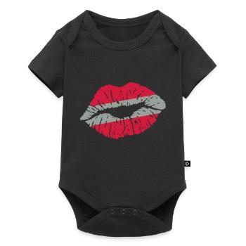 Kiss (Austria) - Baby Premium short-sleeve bodysuit - black - Front