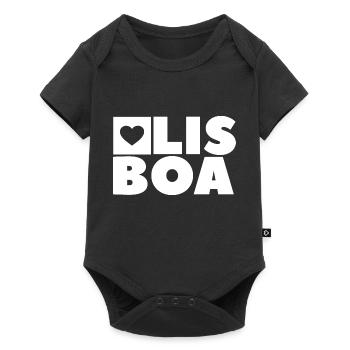 Lisbonne - Body à manches courtes Premium Bébé - noir - Devant