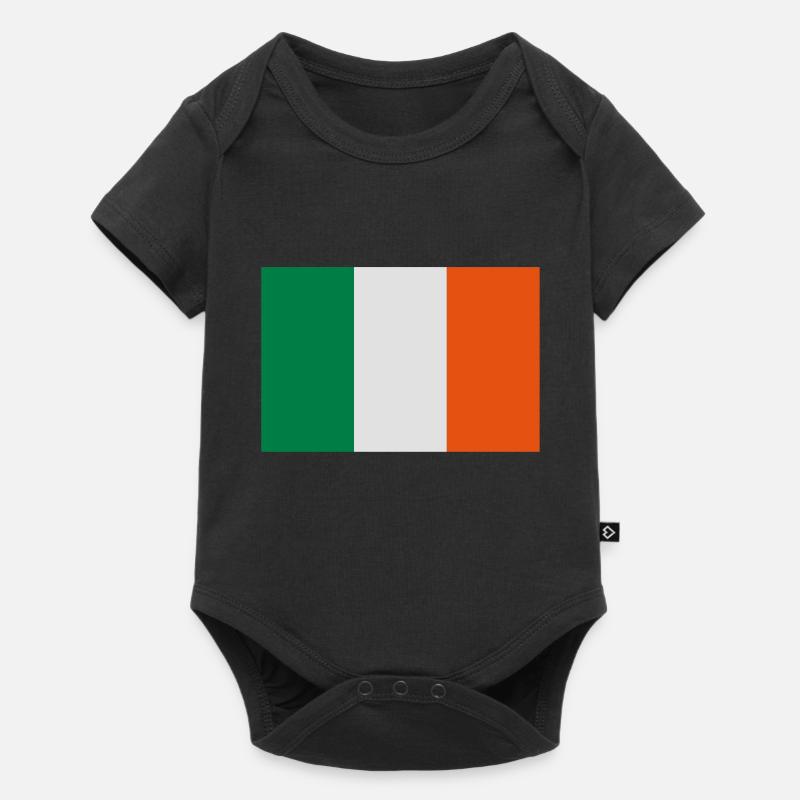 drapeau_irlande - Body à manches courtes Premium Bébé - noir