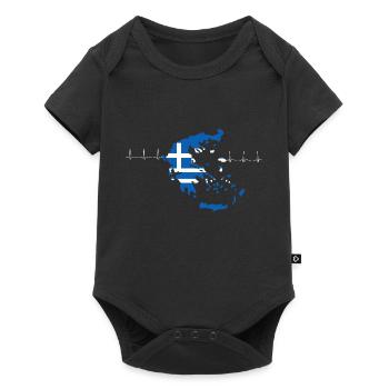 Greece - Baby Premium short-sleeve bodysuit - black - Front