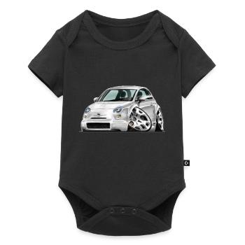 "NewLuigi" 500er ComicArt ReinholdDisegno - Baby Premium Kurzarmbody - Schwarz - Vorne