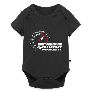 Off road - Don’t Follow Me - Body à manches courtes Premium Bébé - noir - Devant