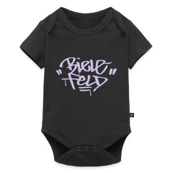 Bielefeld Ultra Graffit Fanshirt - Baby Premium Kurzarmbody - Schwarz - Vorne