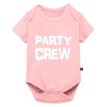 Idée de cadeau de fête - Body à manches courtes Premium Bébé - rose - Devant