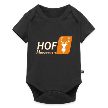 Hof Hirschfeld - Baby Premium Kurzarmbody - Schwarz - Vorne