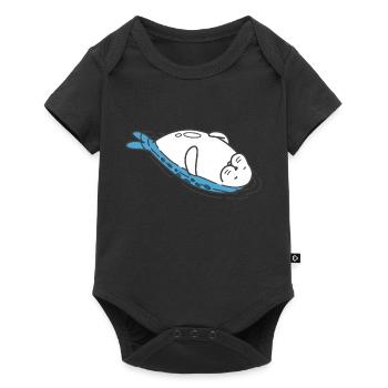Seal seal sea drifting relaxed - Baby Premium short-sleeve bodysuit - black - Front
