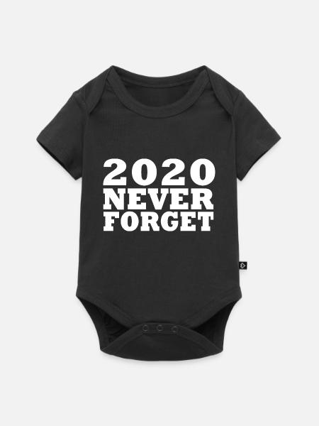 2020 - Baby Premium Kurzarmbody - Schwarz