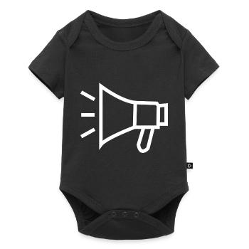 Megaphones de la démo haut-parleur - Body à manches courtes Premium Bébé - noir - Devant