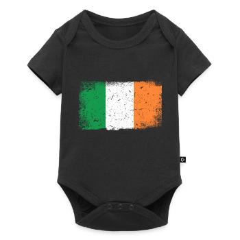 Ireland Flag - Baby Premium short-sleeve bodysuit - black - Front