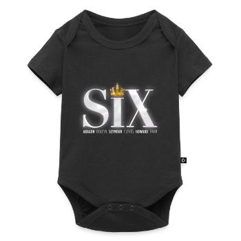SIX logo 2 - Baby Premium short-sleeve bodysuit - black - Front