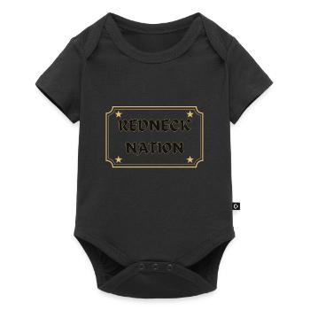 Redneck Nation Hillbilly Lifestyle - Body à manches courtes Premium Bébé - noir - Devant