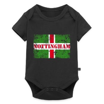 Nottingham Vintage - Baby Premium short-sleeve bodysuit - black - Front