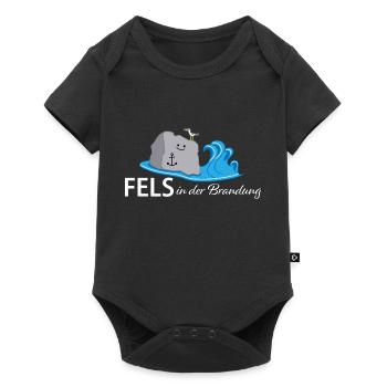 Held an der Küste (b) - Baby Premium Kurzarmbody - Schwarz - Vorne