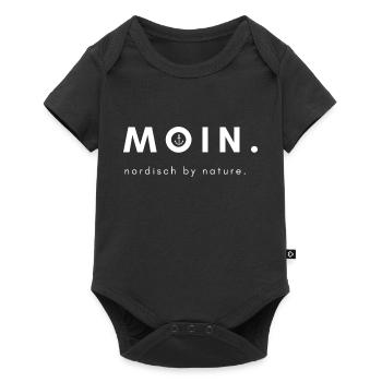MOIN - Baby Premium Kurzarmbody - Schwarz - Vorne