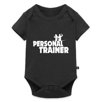 Certified Personal Trainer, Personal Trainer, GYM - Baby Premium short-sleeve bodysuit - black - Front
