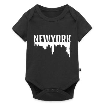 New York - Body à manches courtes Premium Bébé - noir - Devant