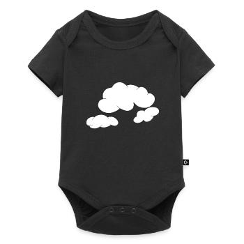 nuage - Body à manches courtes Premium Bébé - noir - Devant