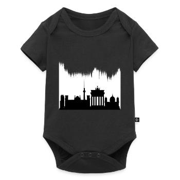 Berlin Germany Deutschland Skyline City - Baby Premium short-sleeve bodysuit - black - Front