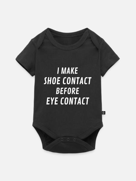 Sneaker Sneakers Streetwear Sneaker Shoe - Baby Premium short-sleeve bodysuit - black