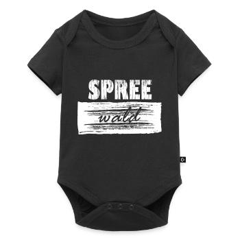Mein Spreewald - schrift Design - Baby Premium Kurzarmbody - Schwarz - Vorne