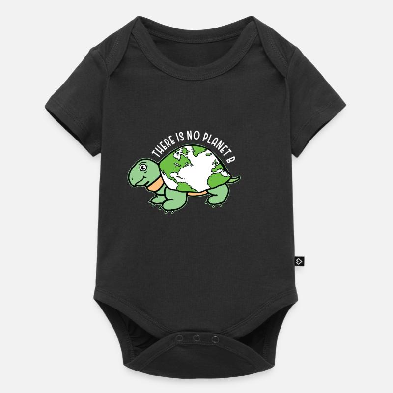 no planet b - Body à manches courtes Premium Bébé - noir