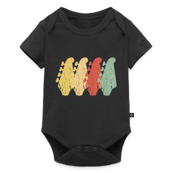 Manches de guitare basse électrique vintage - Body à manches courtes Premium Bébé - noir - Devant