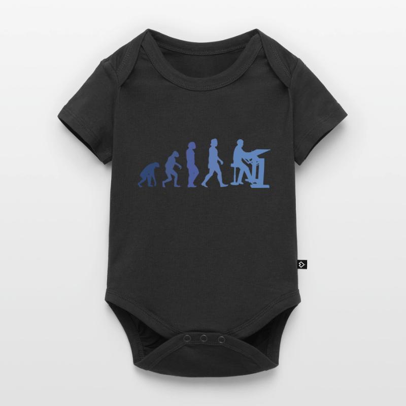 Draughtsman Evolution Client Architect Construction Manager Baby Premium short-sleeve bodysuit