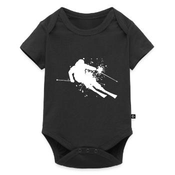 Skieurs freestyle Hommes Ski Ski Ski Ski - Body à manches courtes Premium Bébé - noir - Devant