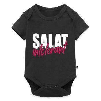 Salat Intolerant - Baby Premium Kurzarmbody - Schwarz - Vorne