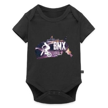BMX Freestyle Love Vélo VTT - Body à manches courtes Premium Bébé - noir - Devant