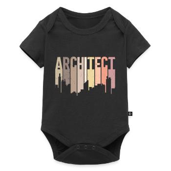 Architecte - Body à manches courtes Premium Bébé - noir - Devant