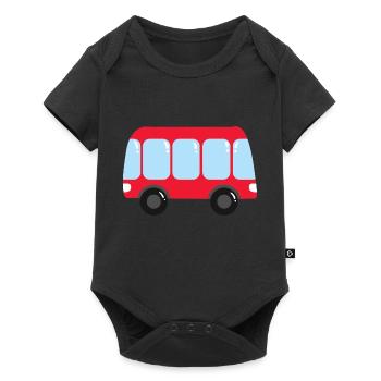 Bus Red - Baby Premium short-sleeve bodysuit - black - Front