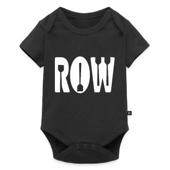 ROW Awesome Paddle Rowing Designs T-Shirt Présent - Body à manches courtes Premium Bébé - noir - Devant