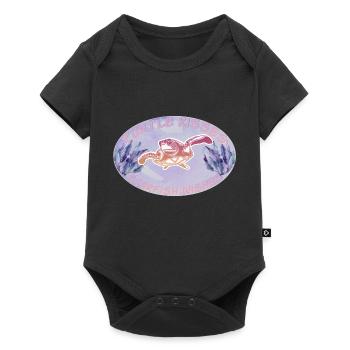 Ocean Sublimation - Baby Premium short-sleeve bodysuit - black - Front