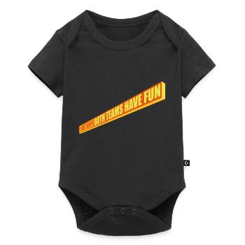 Both Teams Have Fun - Baby Premium Kurzarmbody - Schwarz - Vorne