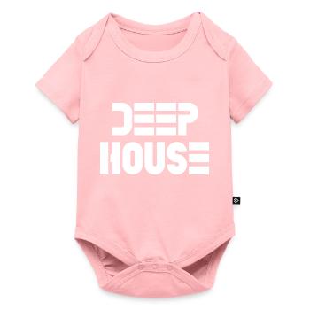 Maison profonde - Body à manches courtes Premium Bébé - rose - Devant