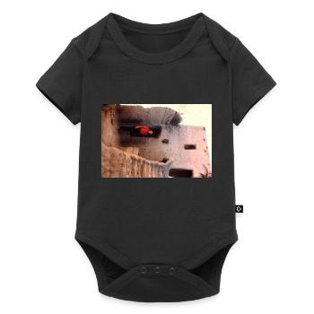 Vintage Egypt House - Baby Premium Kurzarmbody - Schwarz - Vorne