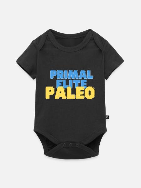 Primal Elite Paleo - Baby Premium Kurzarmbody - Schwarz