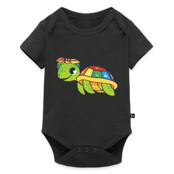 Turtle Sea Turtle Sea Water LGBTQ+ - Baby Premium short-sleeve bodysuit - black - Front