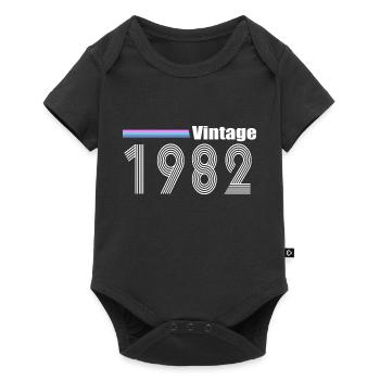 Millésime 1982 - Body à manches courtes Premium Bébé - noir - Devant