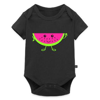 Melon - Body à manches courtes Premium Bébé - noir - Devant