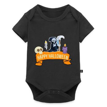 Creepy Grim Reaper Costume Gift Halloween - Baby Premium short-sleeve bodysuit - black - Front