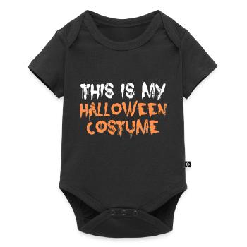 Ceci est mon costume d’Halloween t-shirt costume costume - Body à manches courtes Premium Bébé - noir - Devant