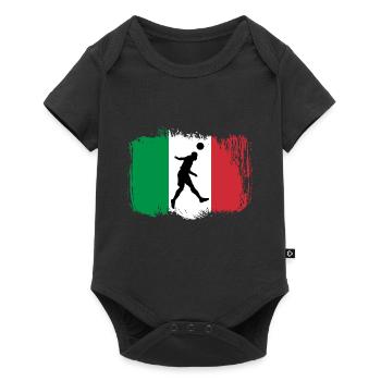 Football Italy Sport - Baby Premium short-sleeve bodysuit - black - Front