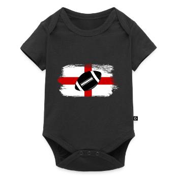 Angleterre Rugby Sports - Body à manches courtes Premium Bébé - noir - Devant