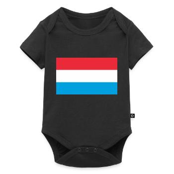 Drapeau national luxembourgeois - Body à manches courtes Premium Bébé - noir - Devant